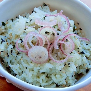 簡単！青汁炊き込みの❤混ぜご飯♪（梅こんぶ茶他）